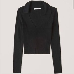 Abercrombie Elevated Ribbed Knit Long Sleeve Sweater Shirt Size S